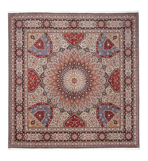 Perzisch tapijt - Tabriz - Royal vierkant  - 300 x 298 cm - veelkleurig