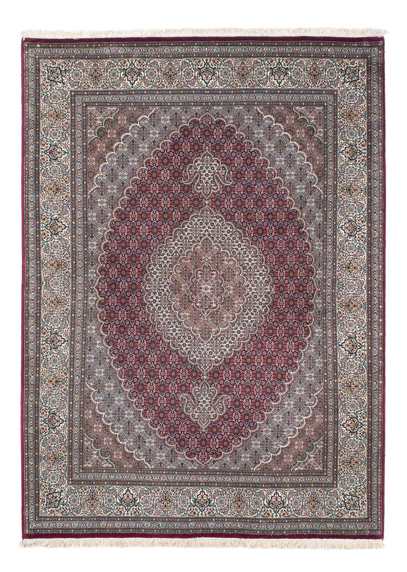 Perzisch tapijt - Tabriz - 210 x 152 cm - donkerrood