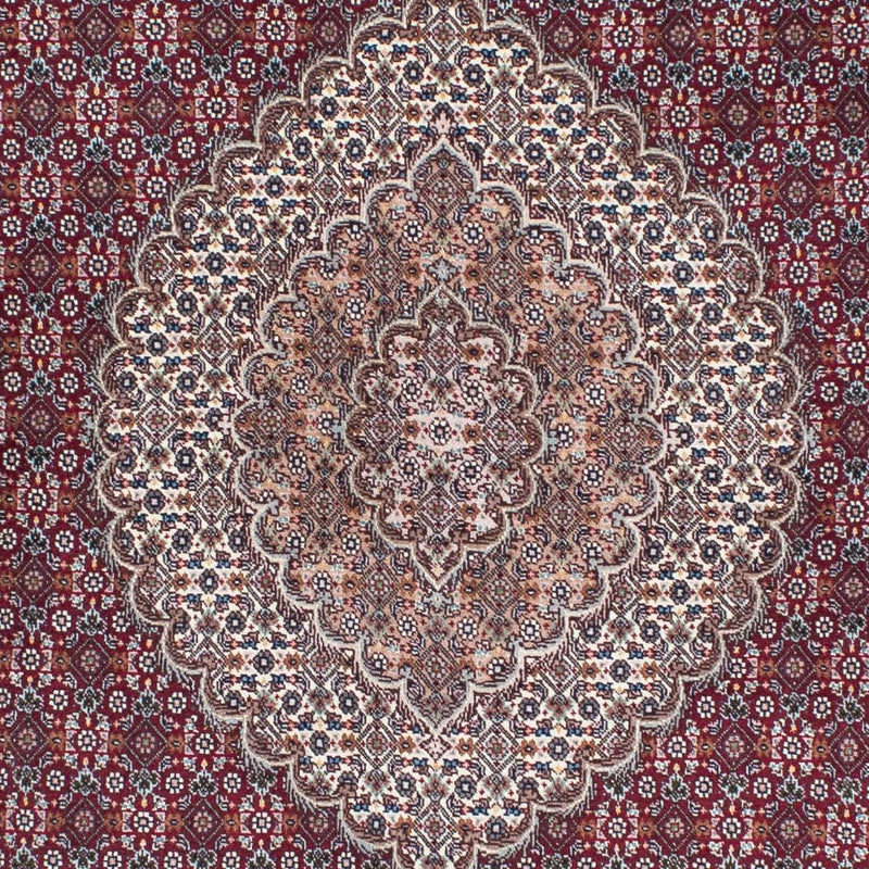 Perzisch tapijt - Tabriz - 210 x 152 cm - donkerrood