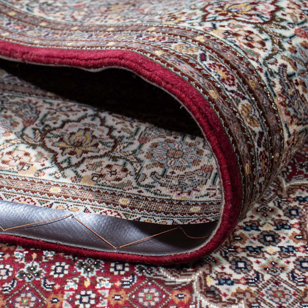 Perzisch tapijt - Tabriz - 210 x 152 cm - donkerrood