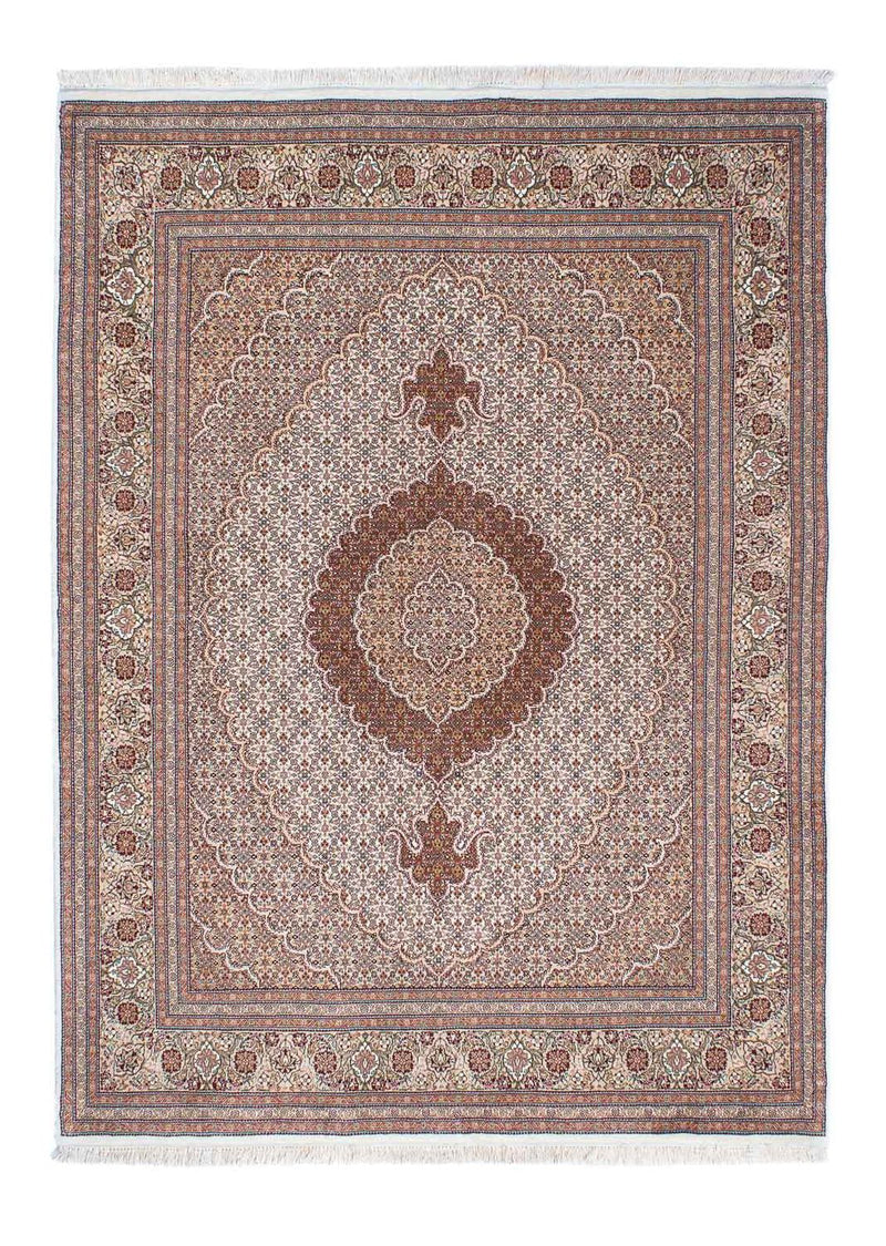 Perzisch tapijt - Tabriz - 214 x 154 cm - lichtbruin