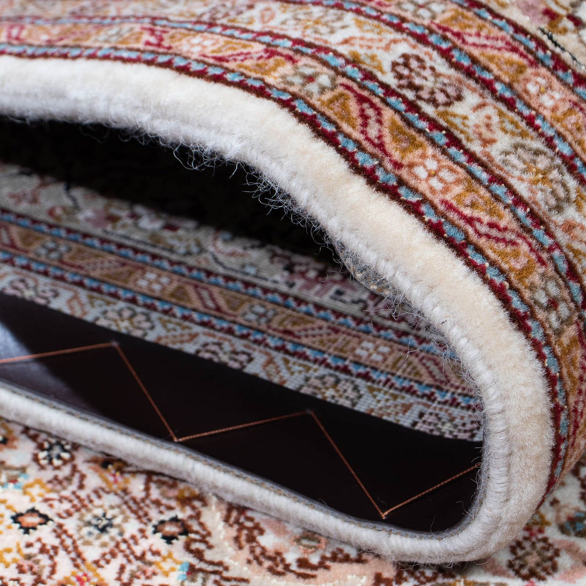 Perzisch tapijt - Tabriz - 214 x 154 cm - lichtbruin