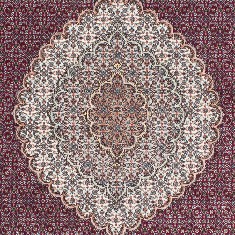 Perzisch tapijt - Tabriz - 206 x 153 cm - donkerrood