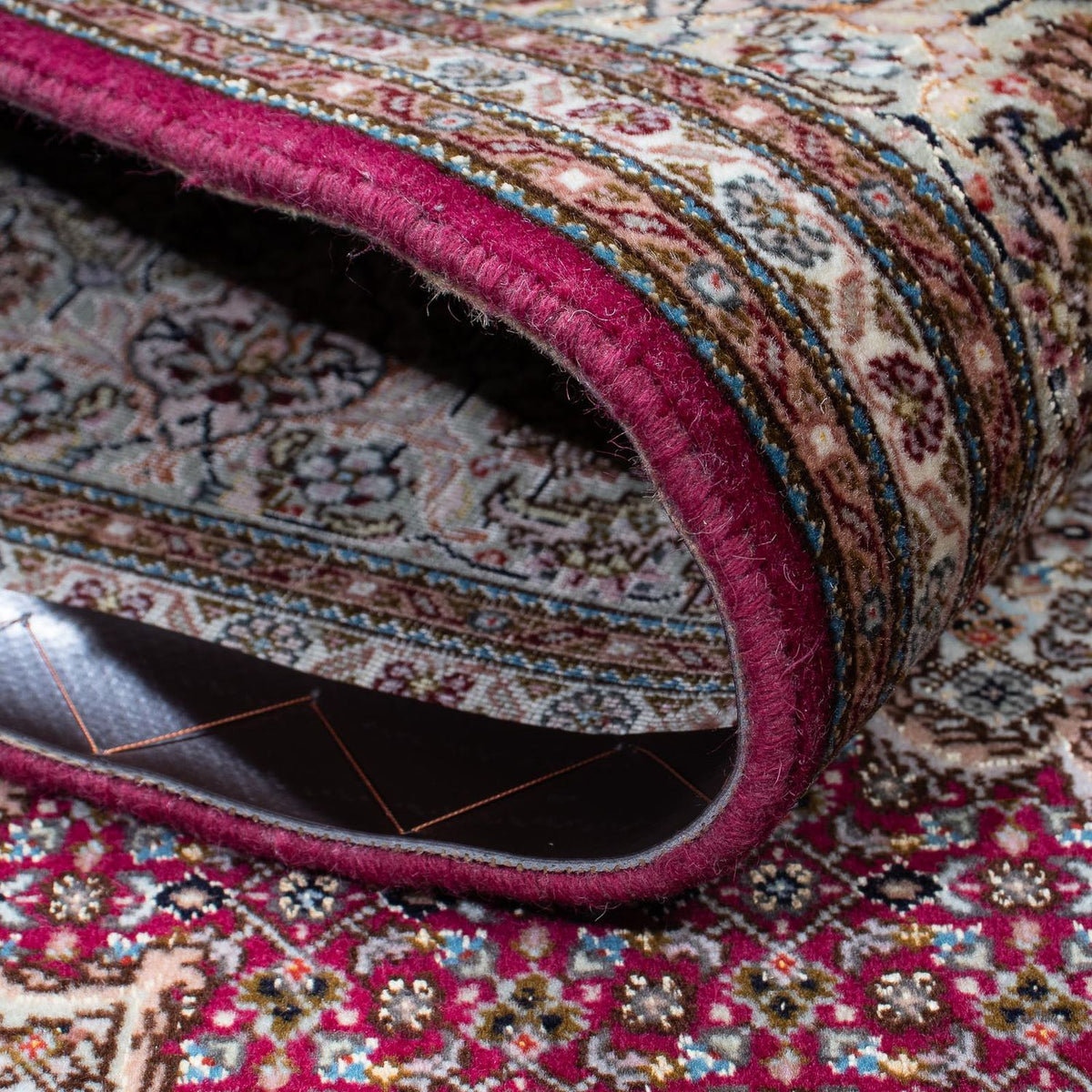 Perzisch tapijt - Tabriz - 206 x 153 cm - donkerrood