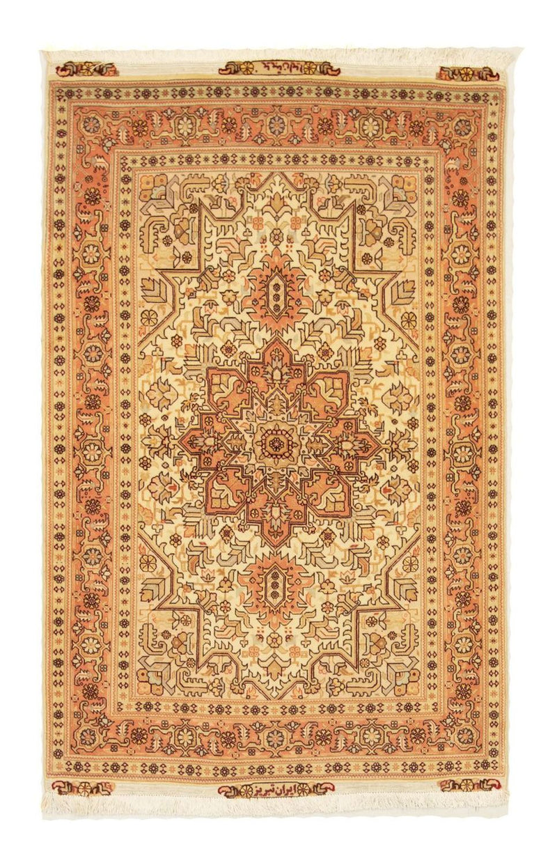 Perzisch tapijt - Tabriz - Royal - 150 x 103 cm - beige