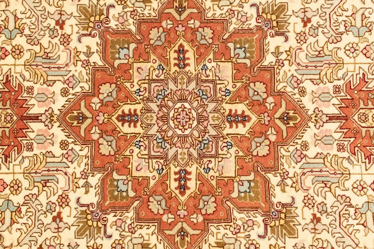 Perzisch tapijt - Tabriz - Royal - 150 x 103 cm - beige