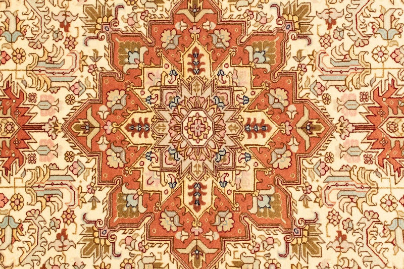 Perzisch tapijt - Tabriz - Royal - 150 x 103 cm - beige