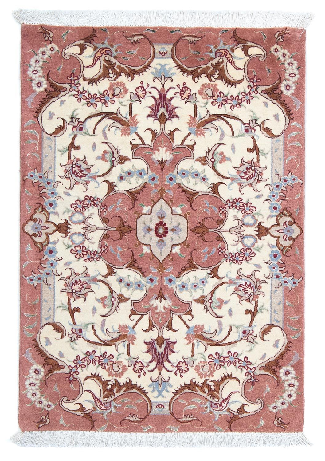 Perzisch tapijt - Tabriz - Royal - 93 x 62 cm - beige