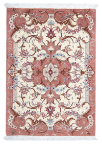 Perzisch tapijt - Tabriz - Royal - 93 x 62 cm - beige