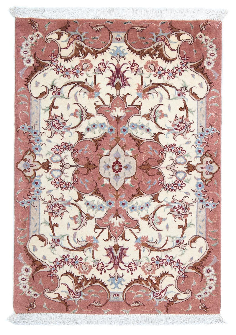 Perzisch tapijt - Tabriz - Royal - 93 x 62 cm - beige