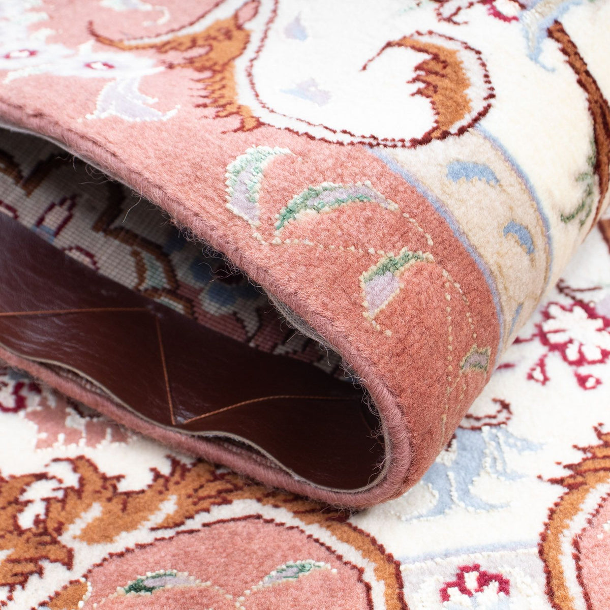 Perzisch tapijt - Tabriz - Royal - 93 x 62 cm - beige