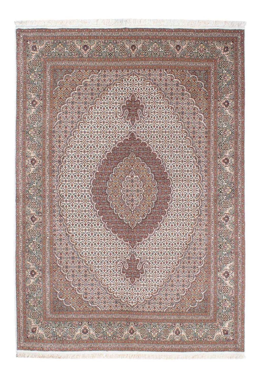 Perzisch tapijt - Tabriz - 210 x 152 cm - beige