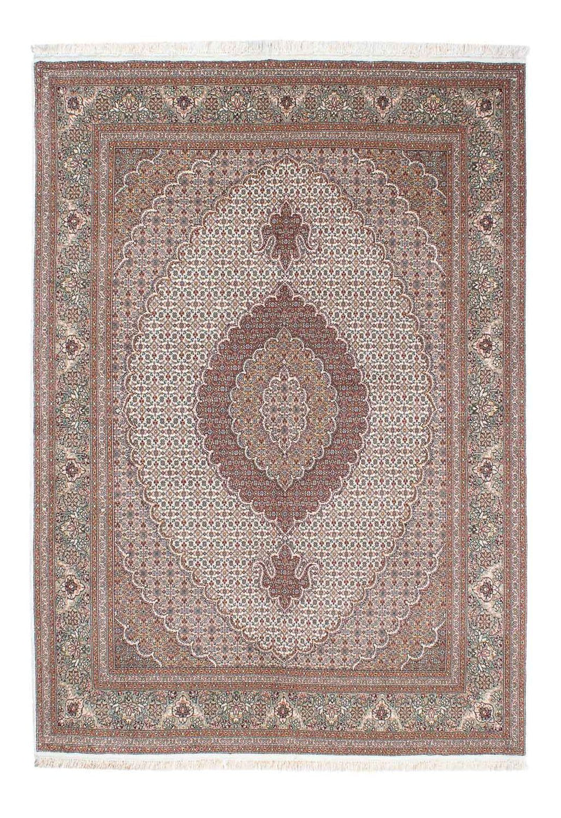 Perzisch tapijt - Tabriz - 210 x 152 cm - beige