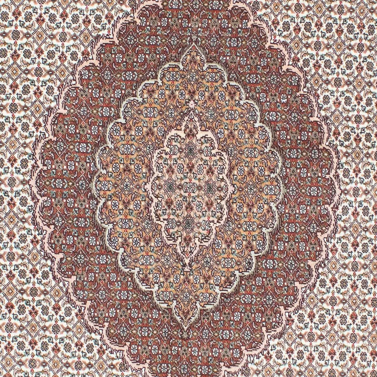 Perzisch tapijt - Tabriz - 210 x 152 cm - beige