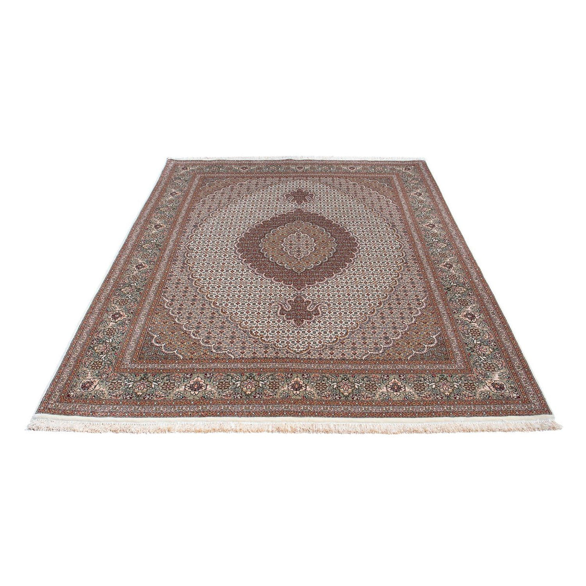Perzisch tapijt - Tabriz - 210 x 152 cm - beige