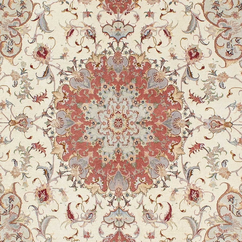 Perzisch tapijt - Tabriz - Royal - 202 x 151 cm - beige