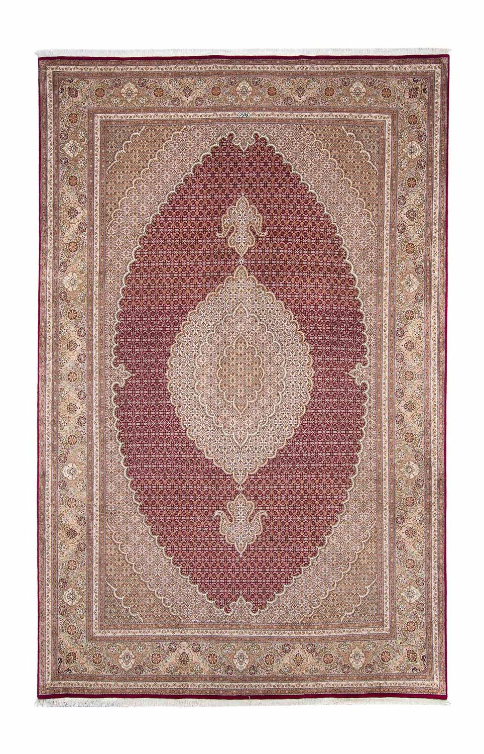 Perzisch tapijt - Tabriz - 323 x 204 cm - donkerrood