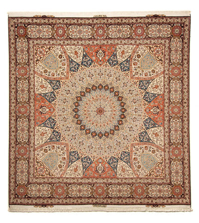 Tabriz - 50 Raj Tapijt 253x264cm - Perzisch tapijt
