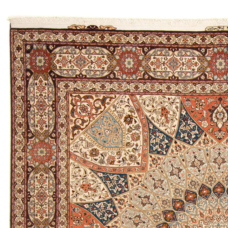 Perzisch tapijt - Tabriz - Royal vierkant  - 264 x 253 cm - lichtbruin