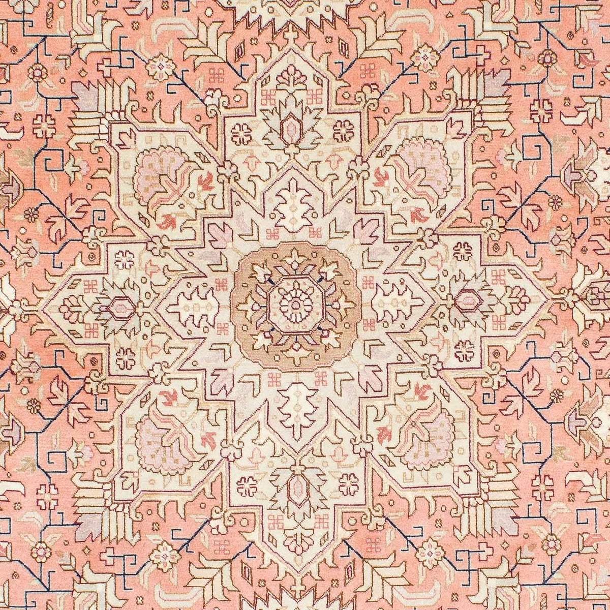 Perzisch tapijt - Tabriz - Royal - 210 x 152 cm - beige