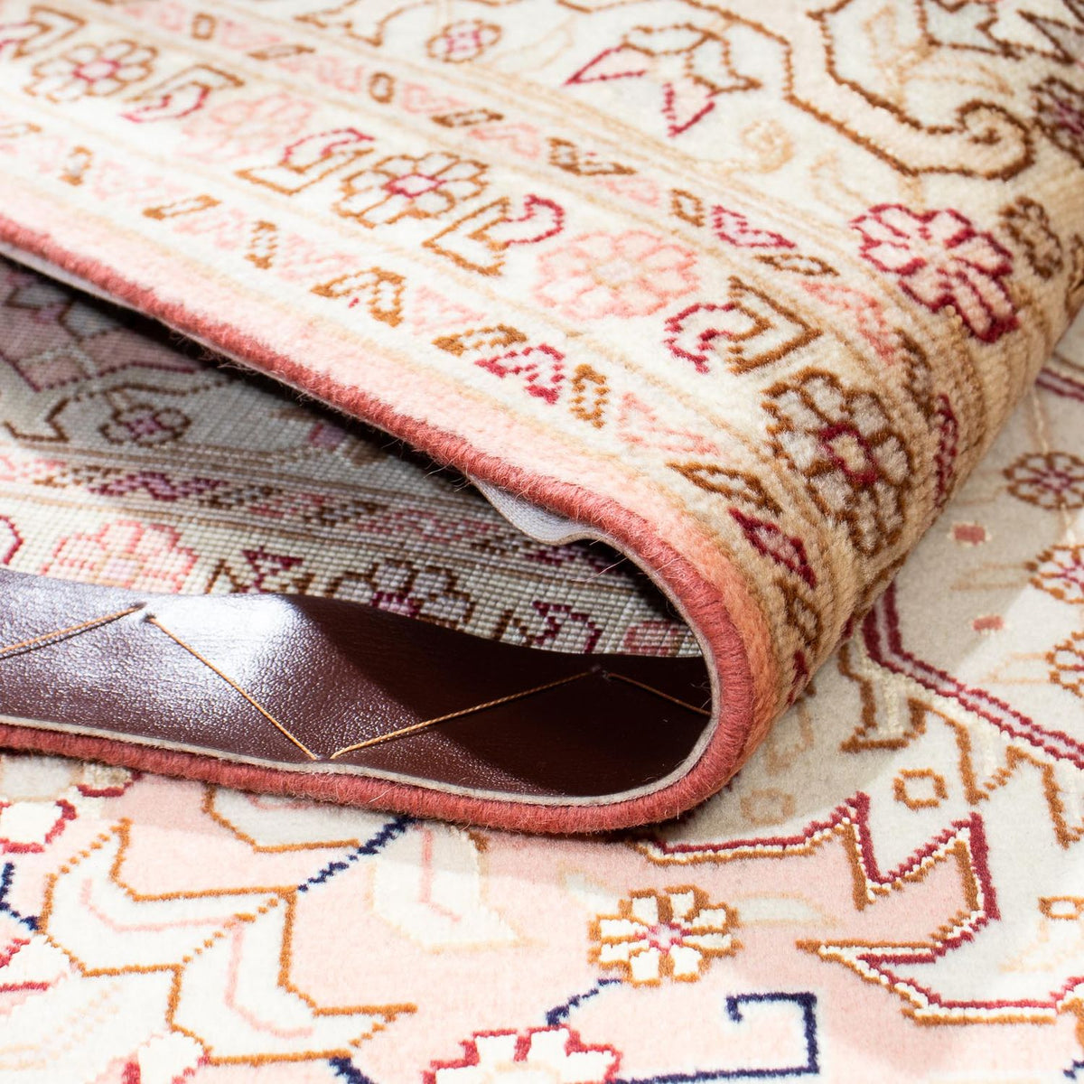 Perzisch tapijt - Tabriz - Royal - 210 x 152 cm - beige