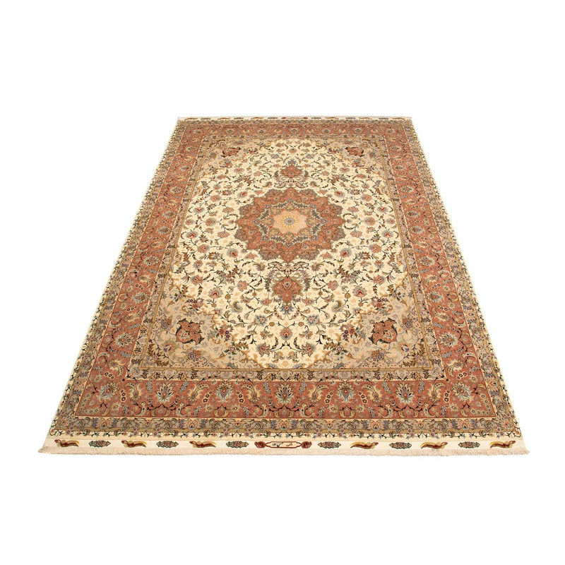 Perzisch tapijt - Tabriz - Royal - 413 x 297 cm - bruin