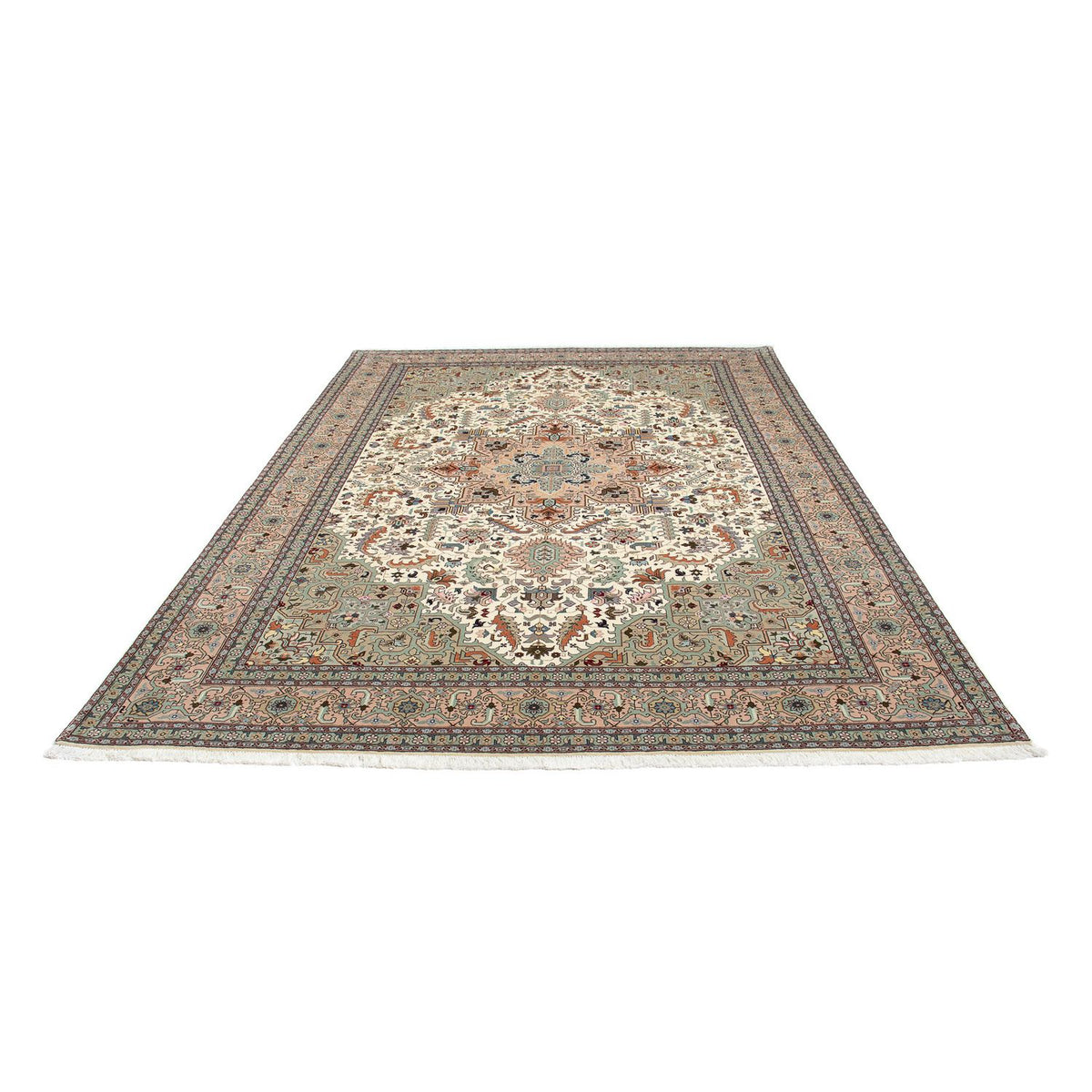 Perzisch tapijt - Tabriz - Royal - 300 x 205 cm - beige