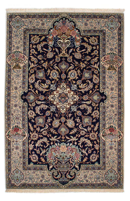 Perzisch tapijt - Isfahan - Premium - 235 x 160 cm - donkerblauw