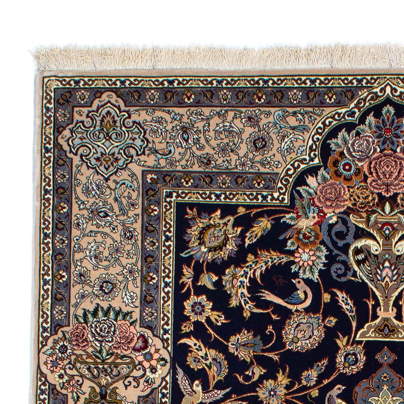 Perzisch tapijt - Isfahan - Premium - 235 x 160 cm - donkerblauw