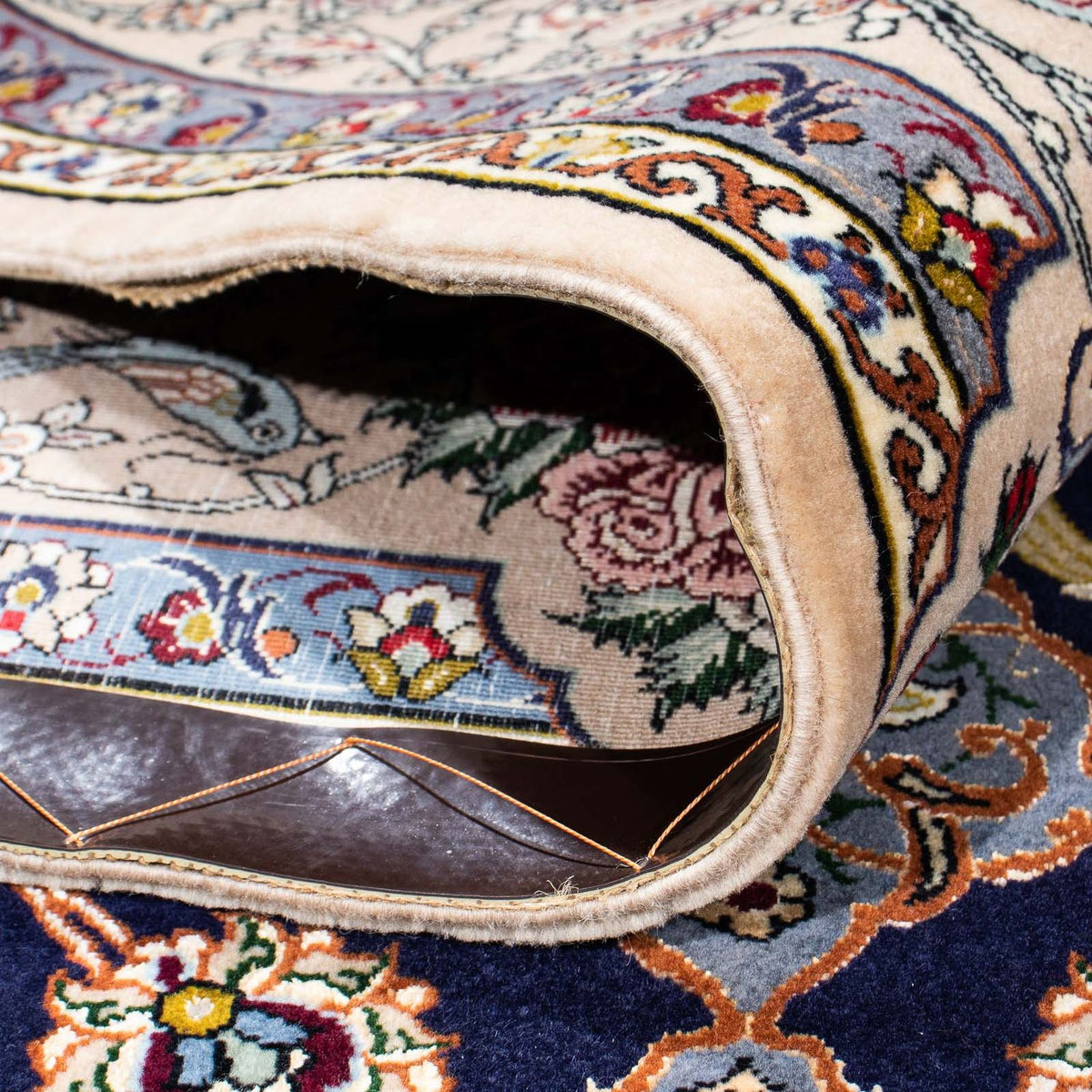 Perzisch tapijt - Isfahan - Premium - 235 x 160 cm - donkerblauw