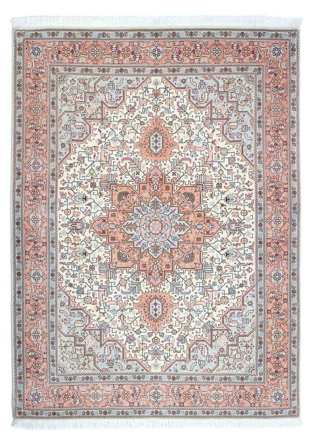 Perzisch tapijt - Tabriz - Royal - 202 x 150 cm - beige