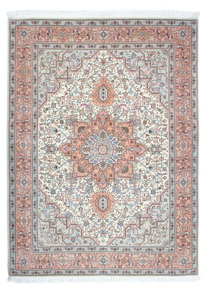 Perzisch tapijt - Tabriz - Royal - 202 x 150 cm - beige