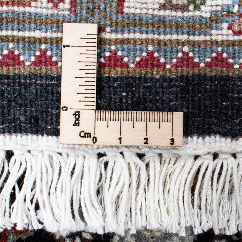 Loper Perzisch tapijt - Tabriz - 396 x 82 cm - donkerblauw