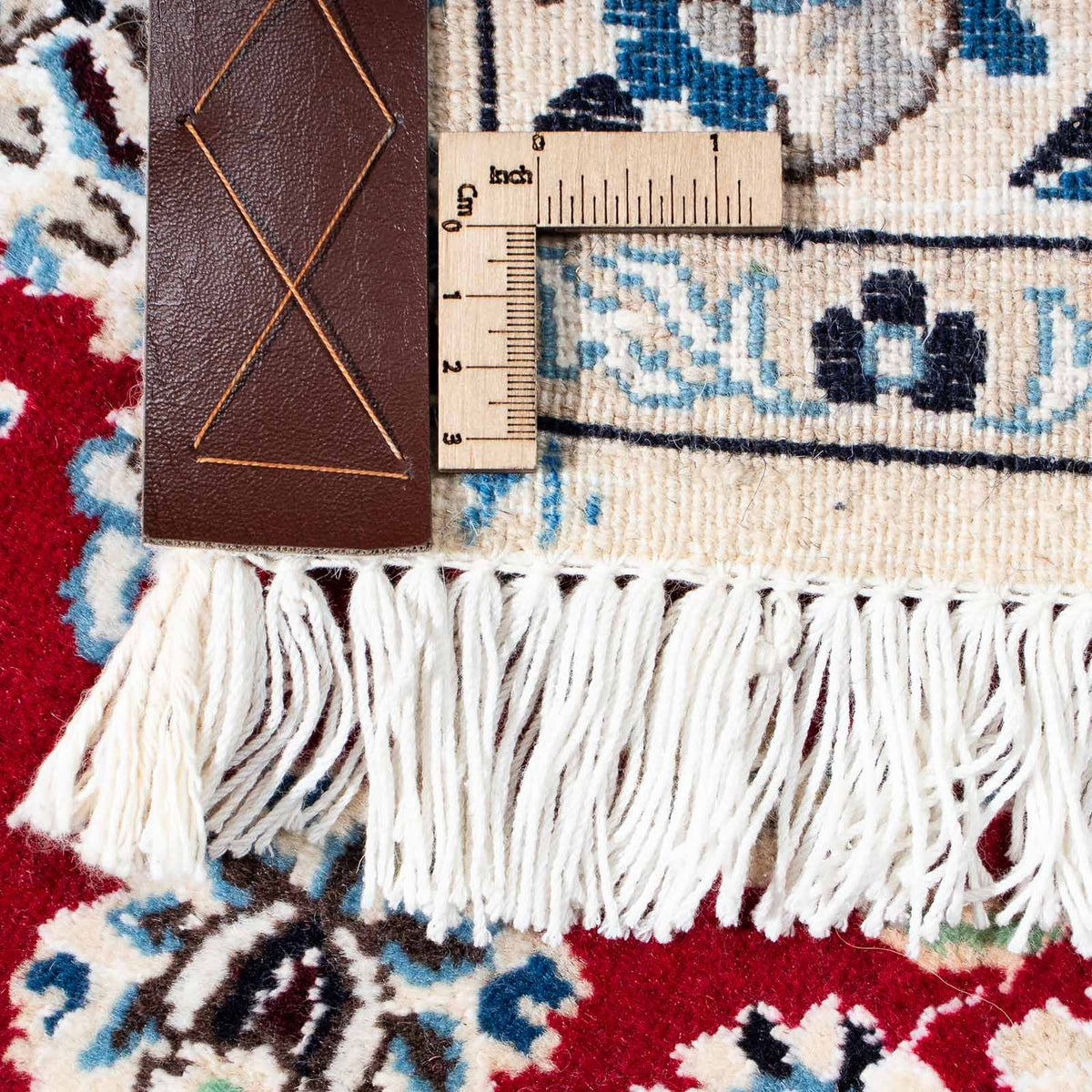 Perzisch tapijt - Nain - Koninklijk - 173 x 110 cm - donkerrood