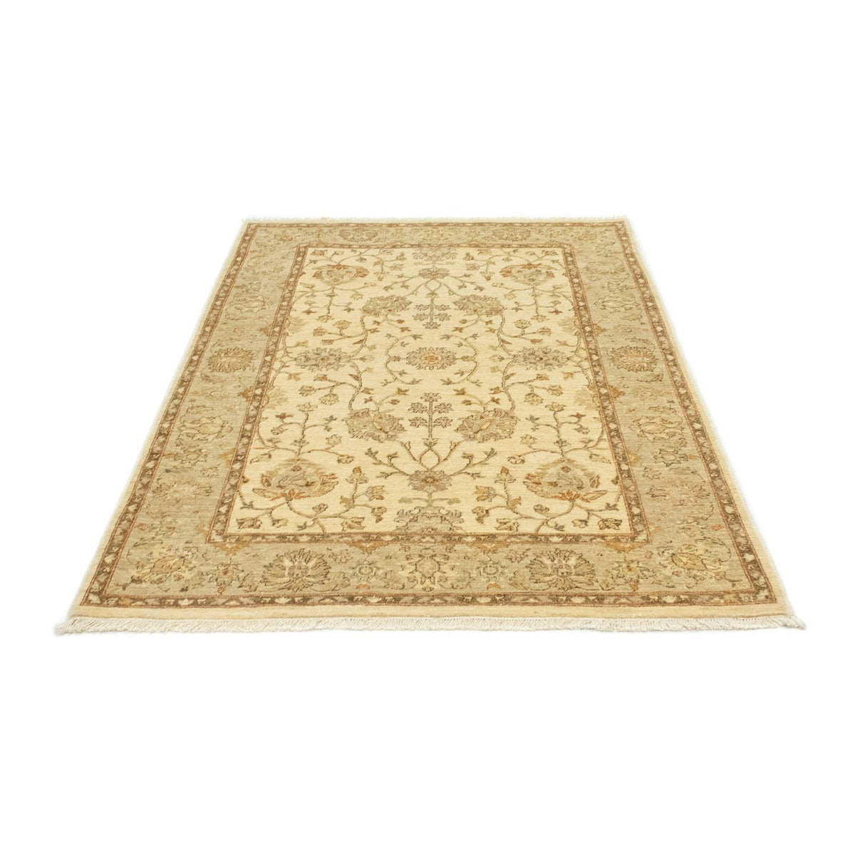 Pakistaans tapijt - 177 x 123 cm - beige