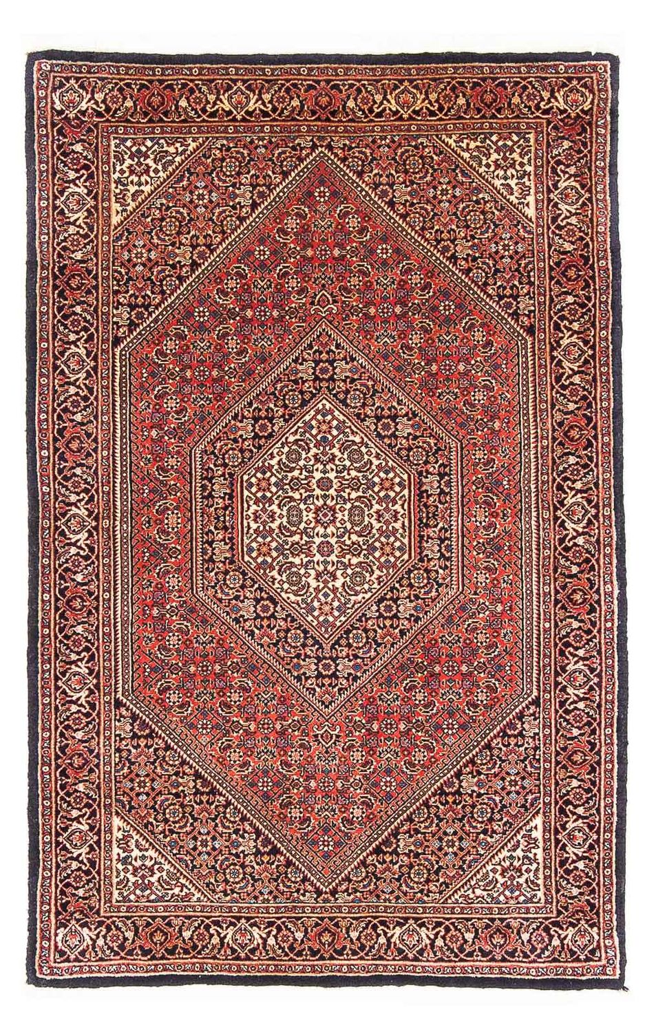 Perzisch tapijt - Bijar - 153 x 92 cm - rood
