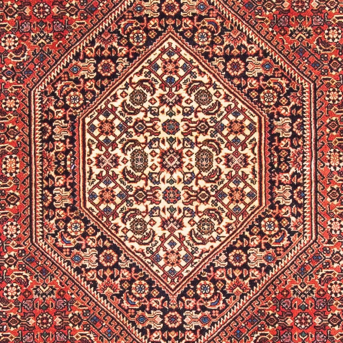 Perzisch tapijt - Bijar - 153 x 92 cm - rood