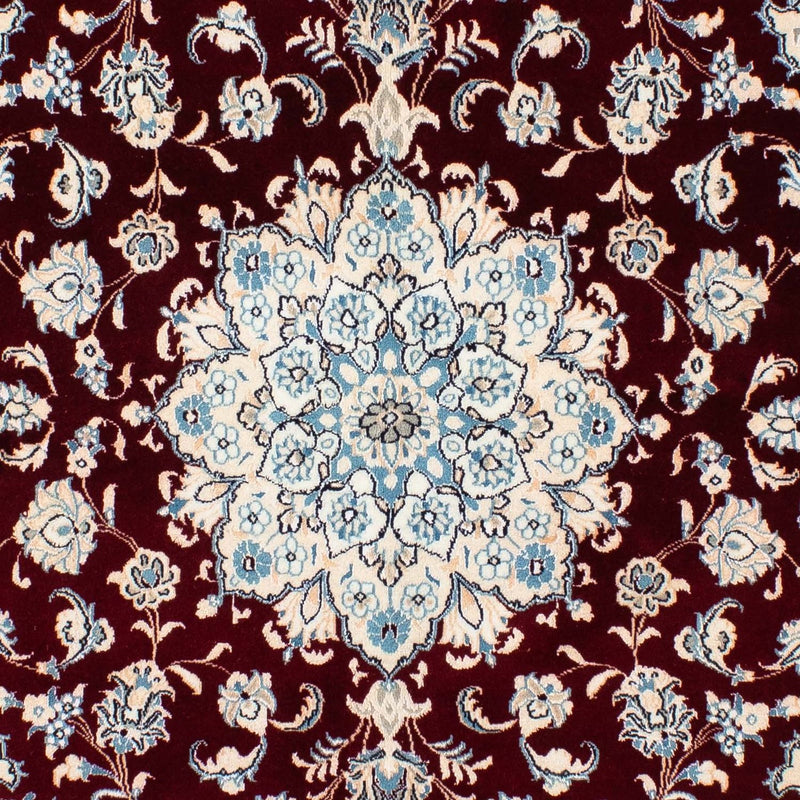 Perzisch tapijt - Nain - Koninklijk vierkant  - 156 x 145 cm - donkerrood