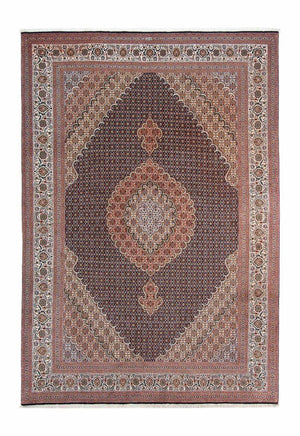 Perzisch tapijt - Tabriz - 295 x 206 cm - donkerbruin