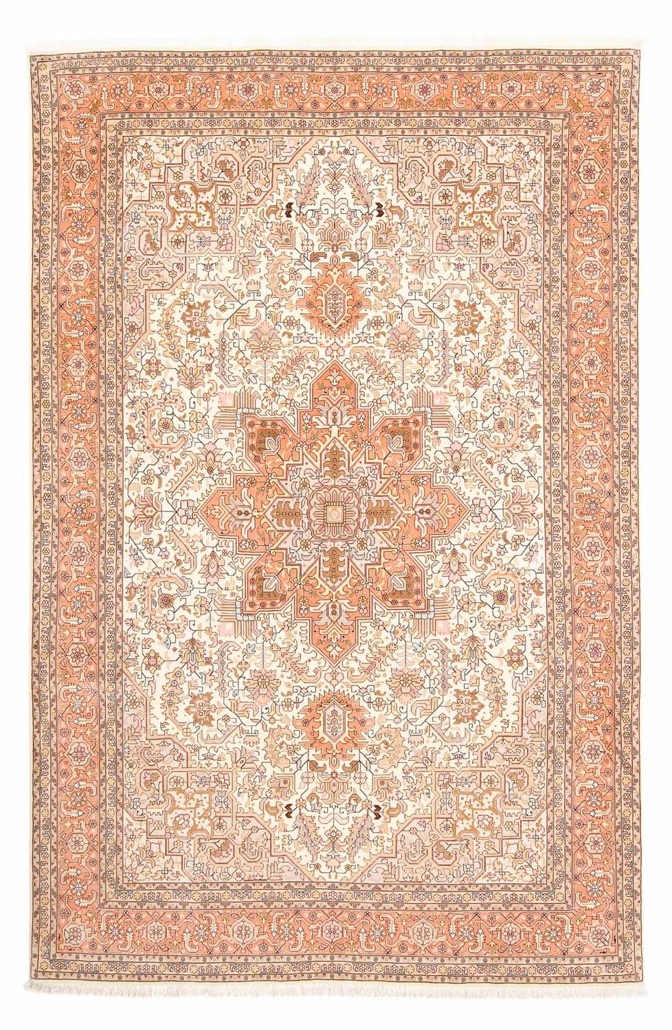 Perzisch tapijt - Tabriz - Royal - 305 x 202 cm - beige