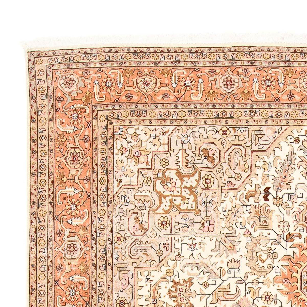 Perzisch tapijt - Tabriz - Royal - 305 x 202 cm - beige