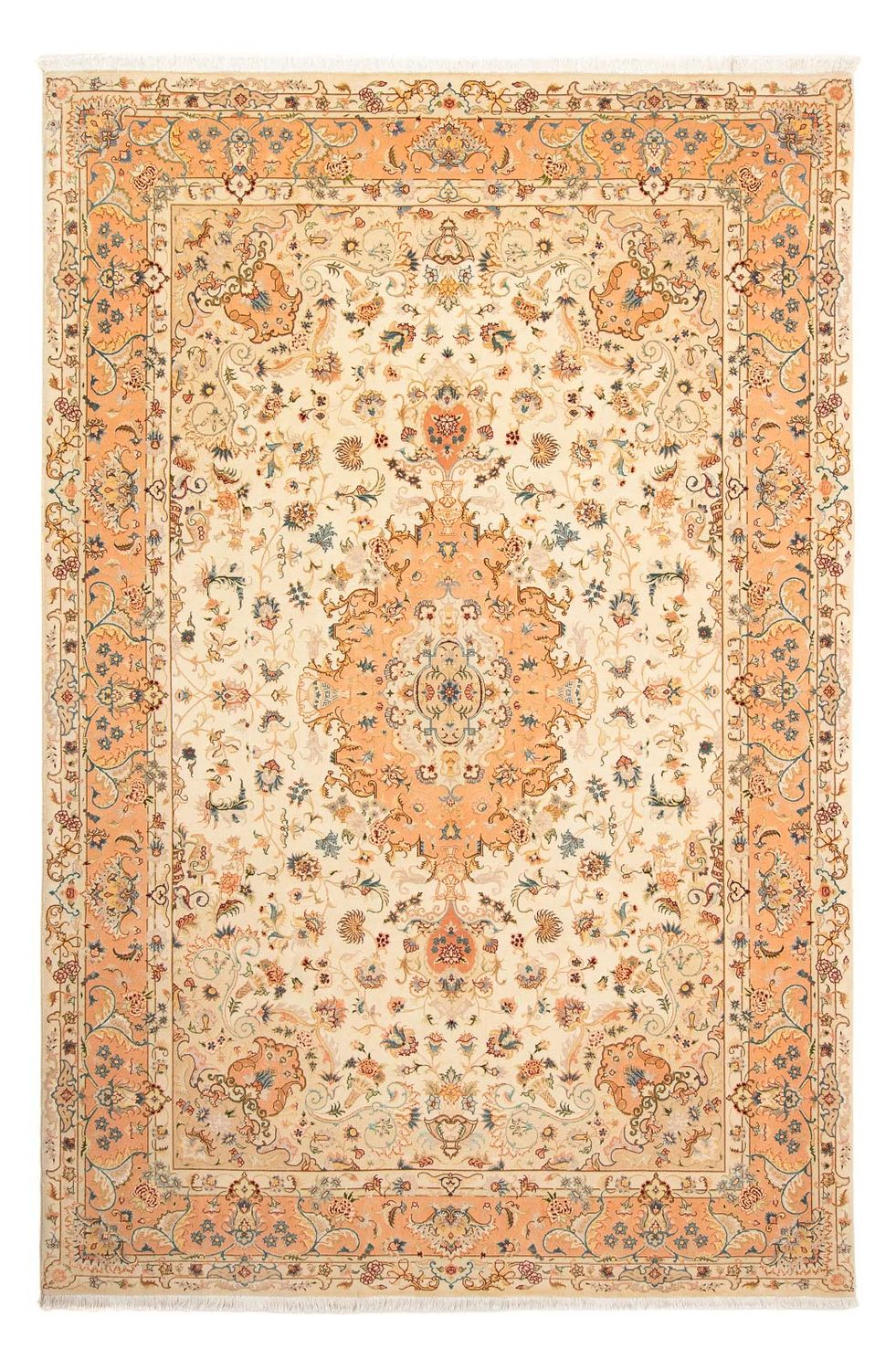 Perzisch tapijt - Tabriz - Royal - 300 x 202 cm - beige