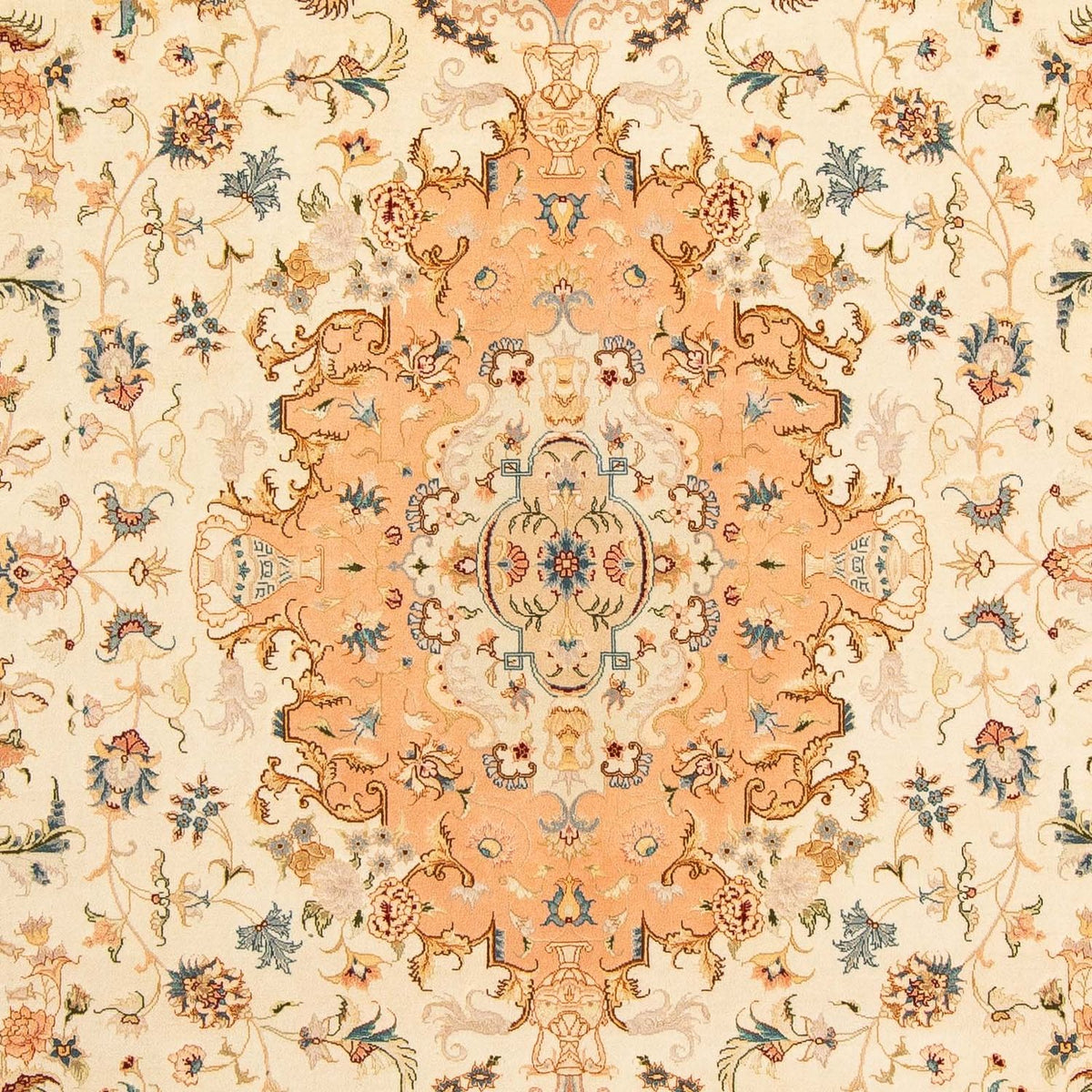 Perzisch tapijt - Tabriz - Royal - 300 x 202 cm - beige