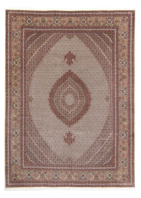 Perzisch tapijt - Tabriz - 348 x 255 cm - bruin