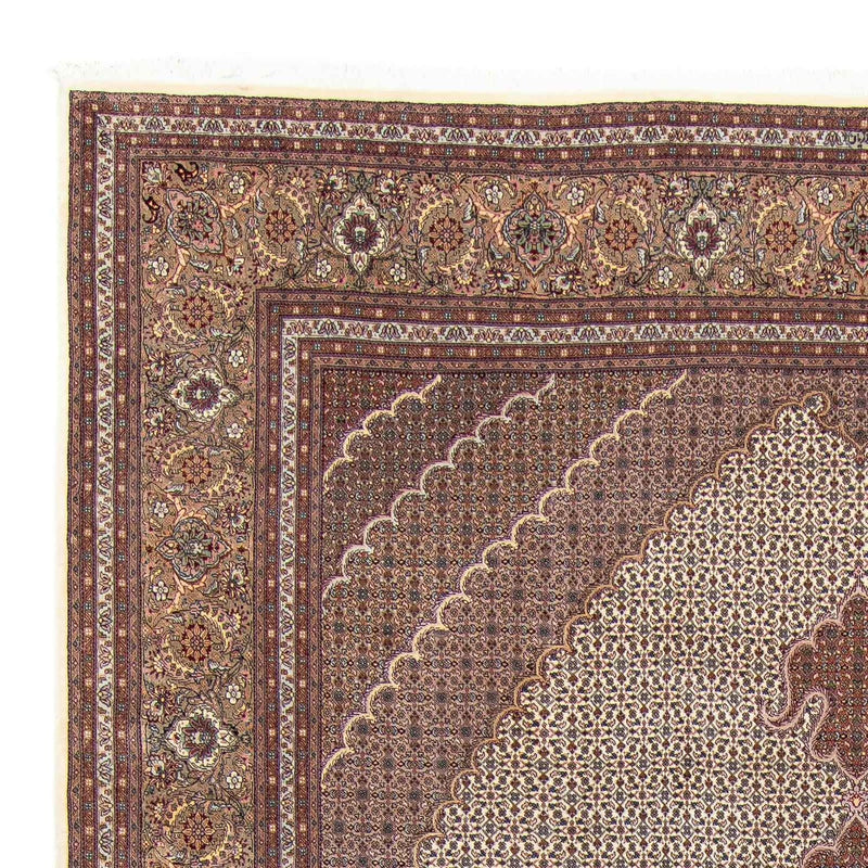 Perzisch tapijt - Tabriz - 348 x 255 cm - bruin