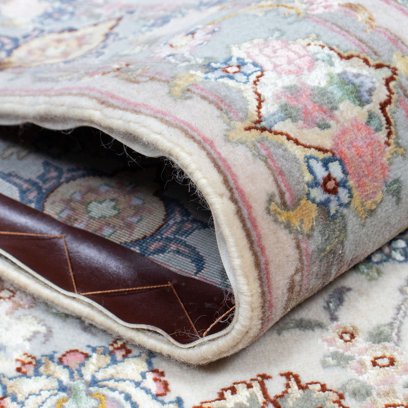 Loper Perzisch tapijt - Tabriz - Royal - 356 x 90 cm - beige