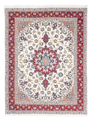 Perzisch tapijt - Tabriz - Royal - 197 x 151 cm - beige