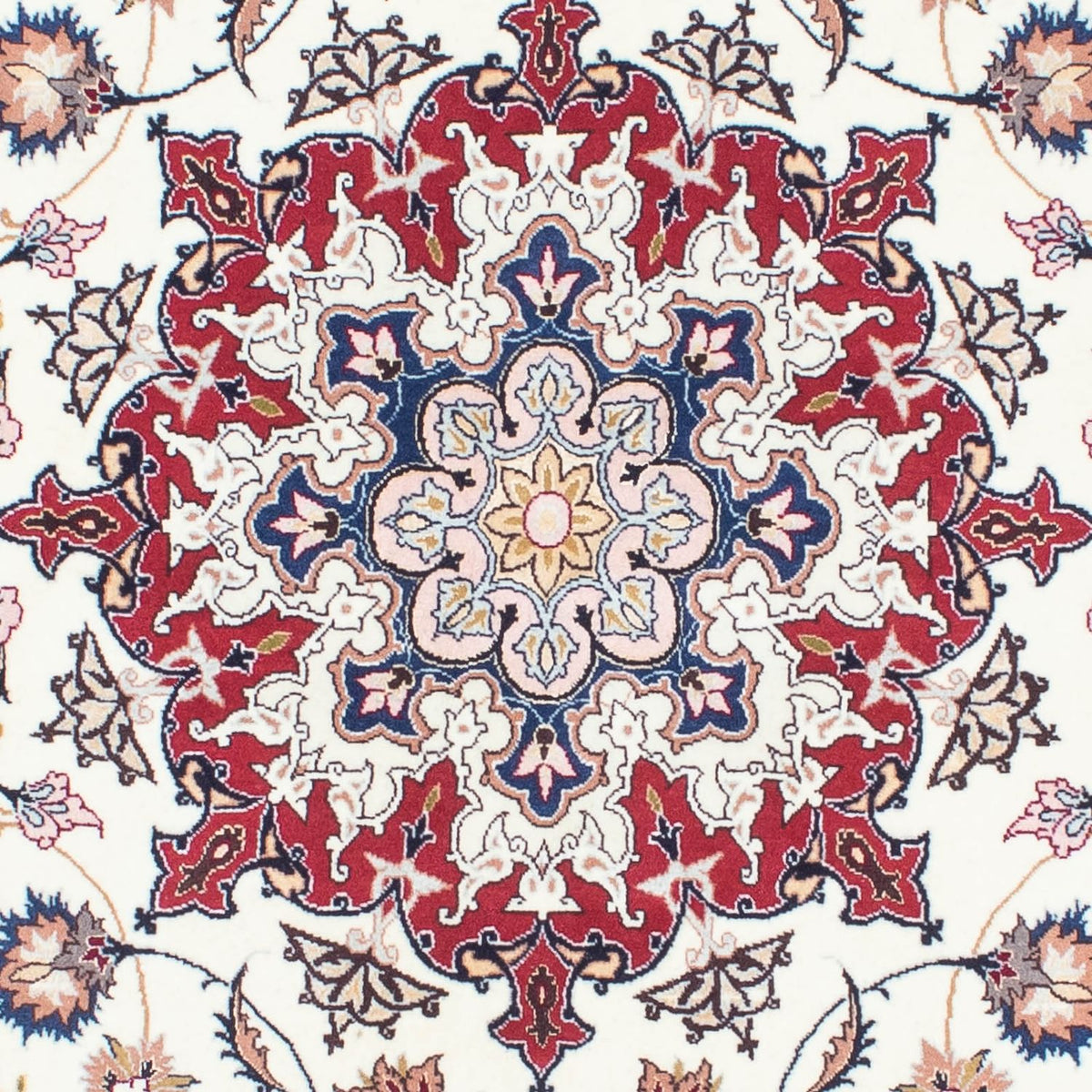 Perzisch tapijt - Tabriz - Royal - 197 x 151 cm - beige