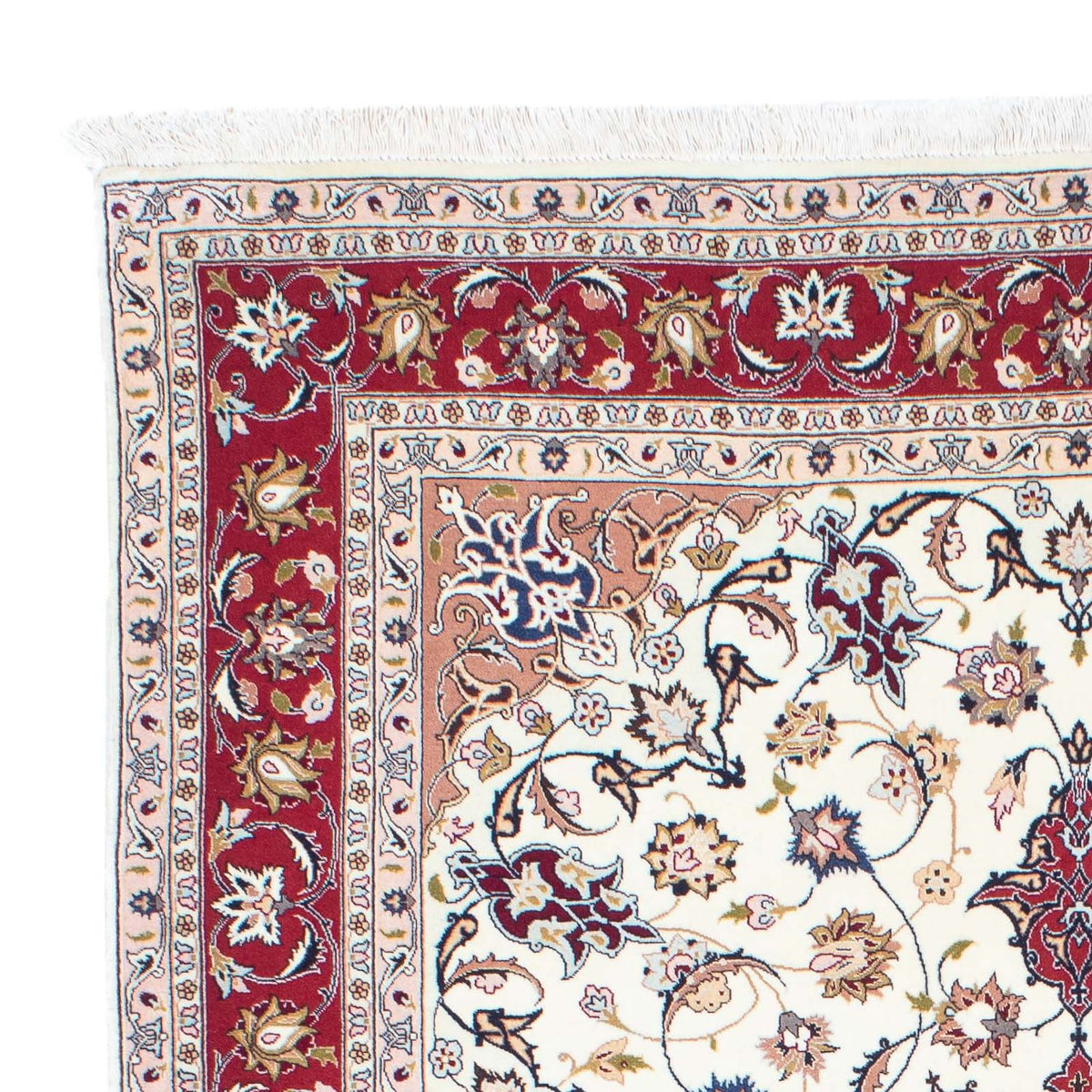 Perzisch tapijt - Tabriz - Royal - 197 x 151 cm - beige
