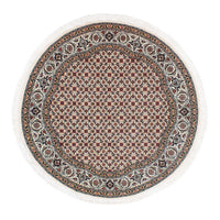 Perzisch tapijt - Tabriz - Royal rond  - 151 x 151 cm - beige